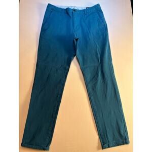 Bonobos Slim Dress Pants — 34/34 (Emerald Green)